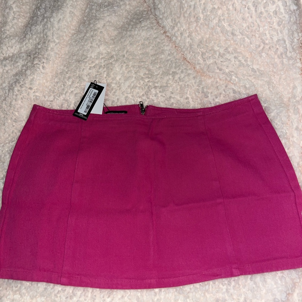 PrettyLittleThing Pink Mini Skirt